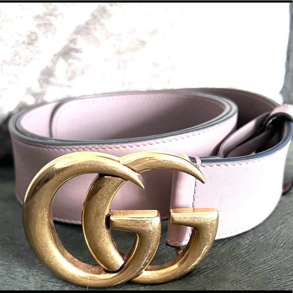 Gucci Taupe Belt - Size 85